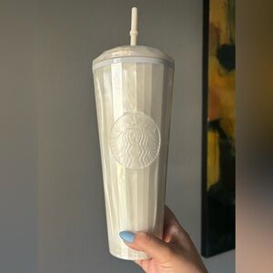 White Starbucks cup